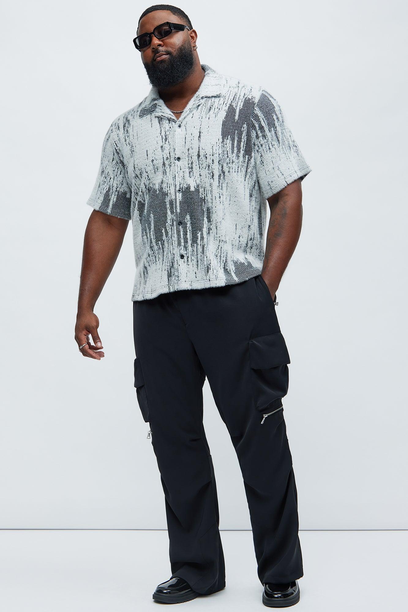 Livin' That Life Mohair Shirt - Black/combo Product Image