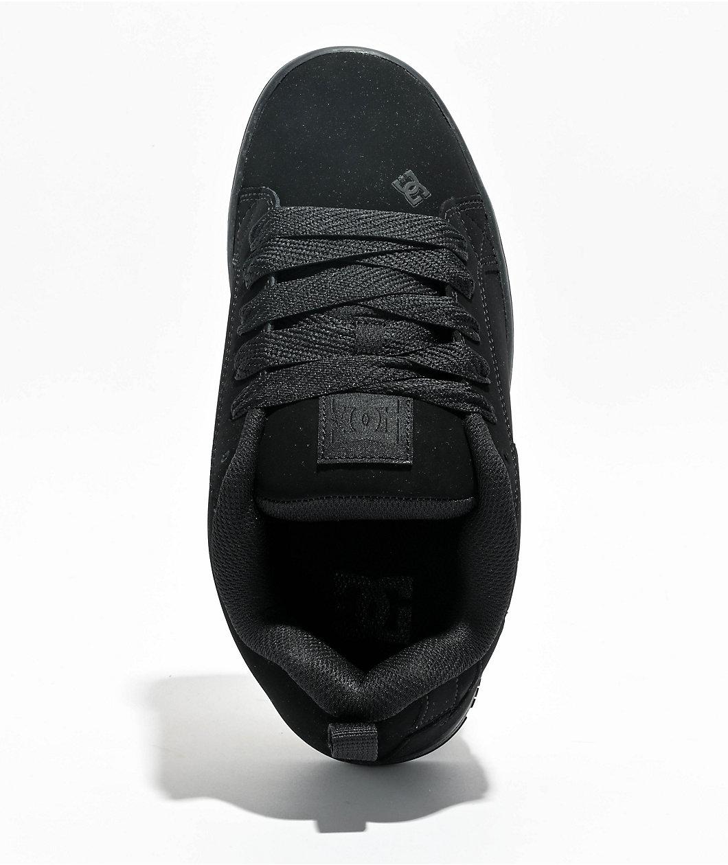 DC Court Graffik All Black Skate Shoes Product Image
