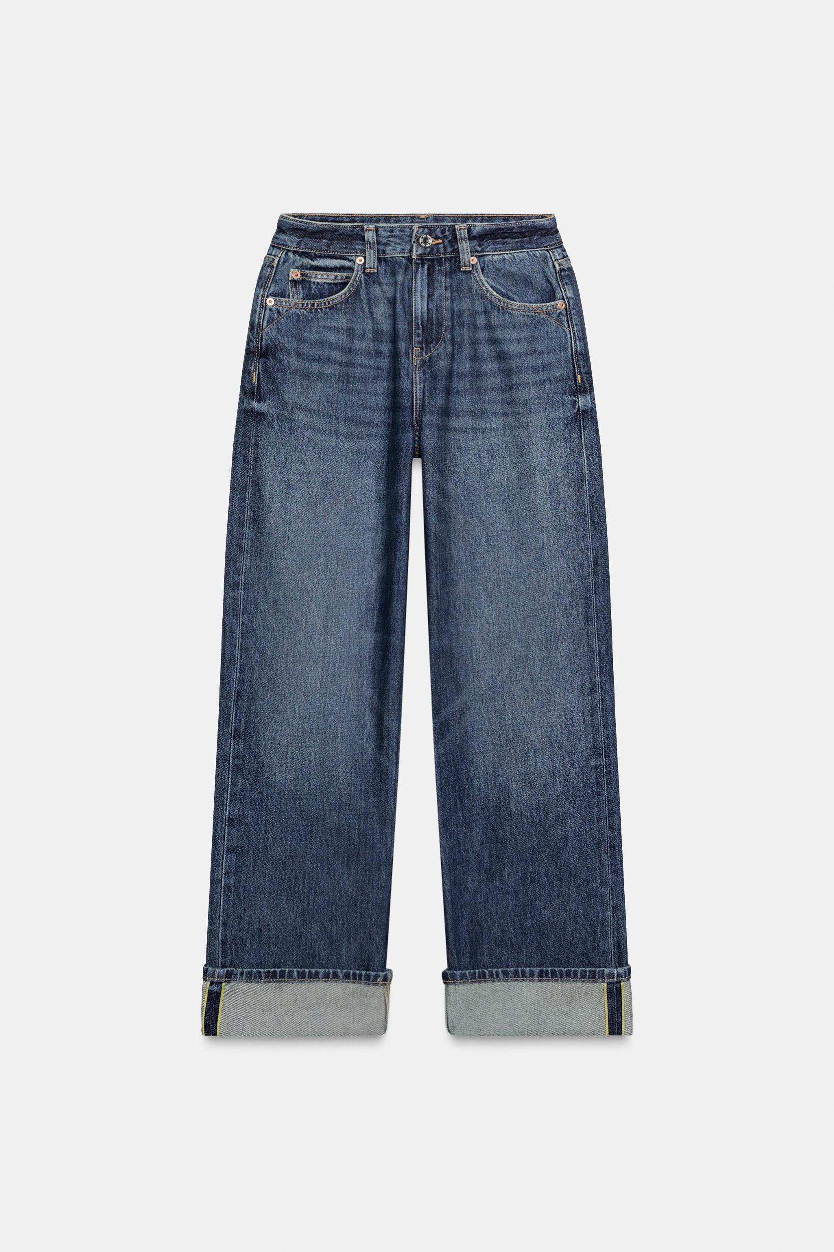 Z1975 HIGH-WAISTED WIDE LEG CROPPED JEANS Product Image