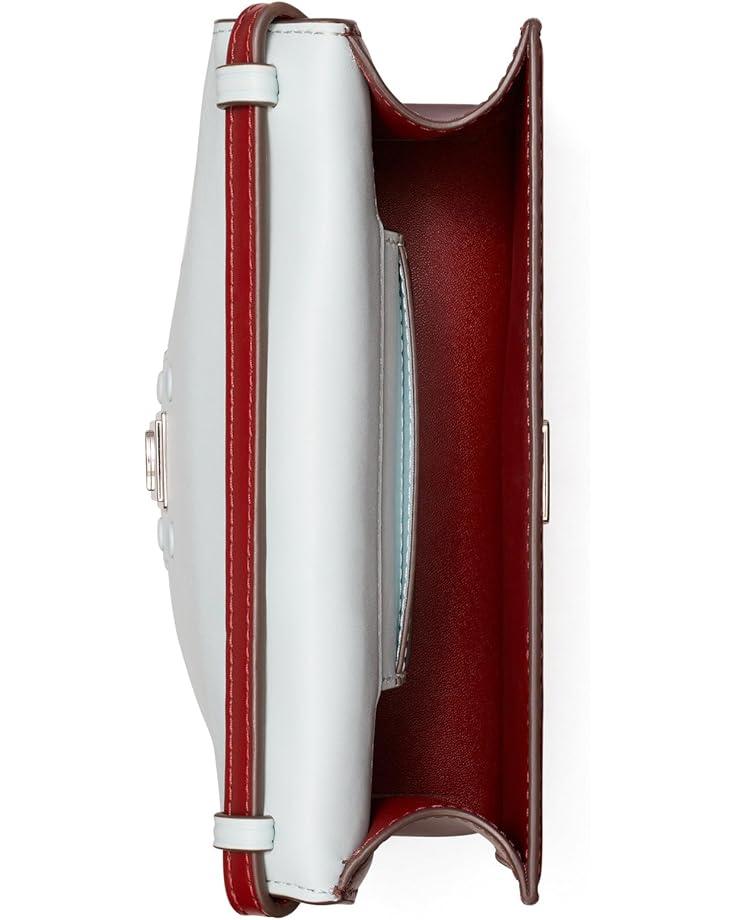 Dakota Croc Embossed Leather Small Crossbody Product Image