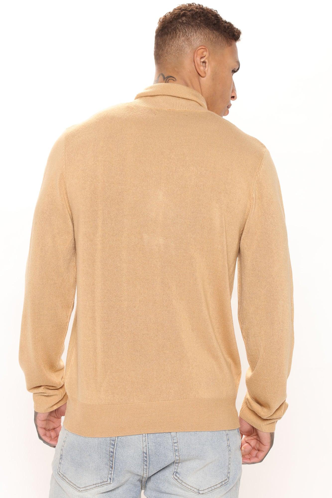 DeAngelo Turtleneck Sweater - Camel Male Product Image
