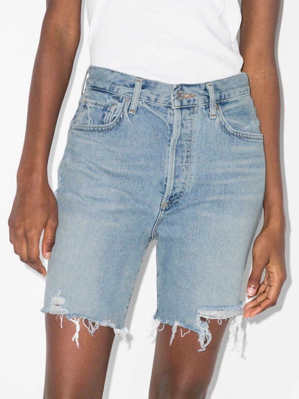 Camilla frayed-hem denim shorts Product Image