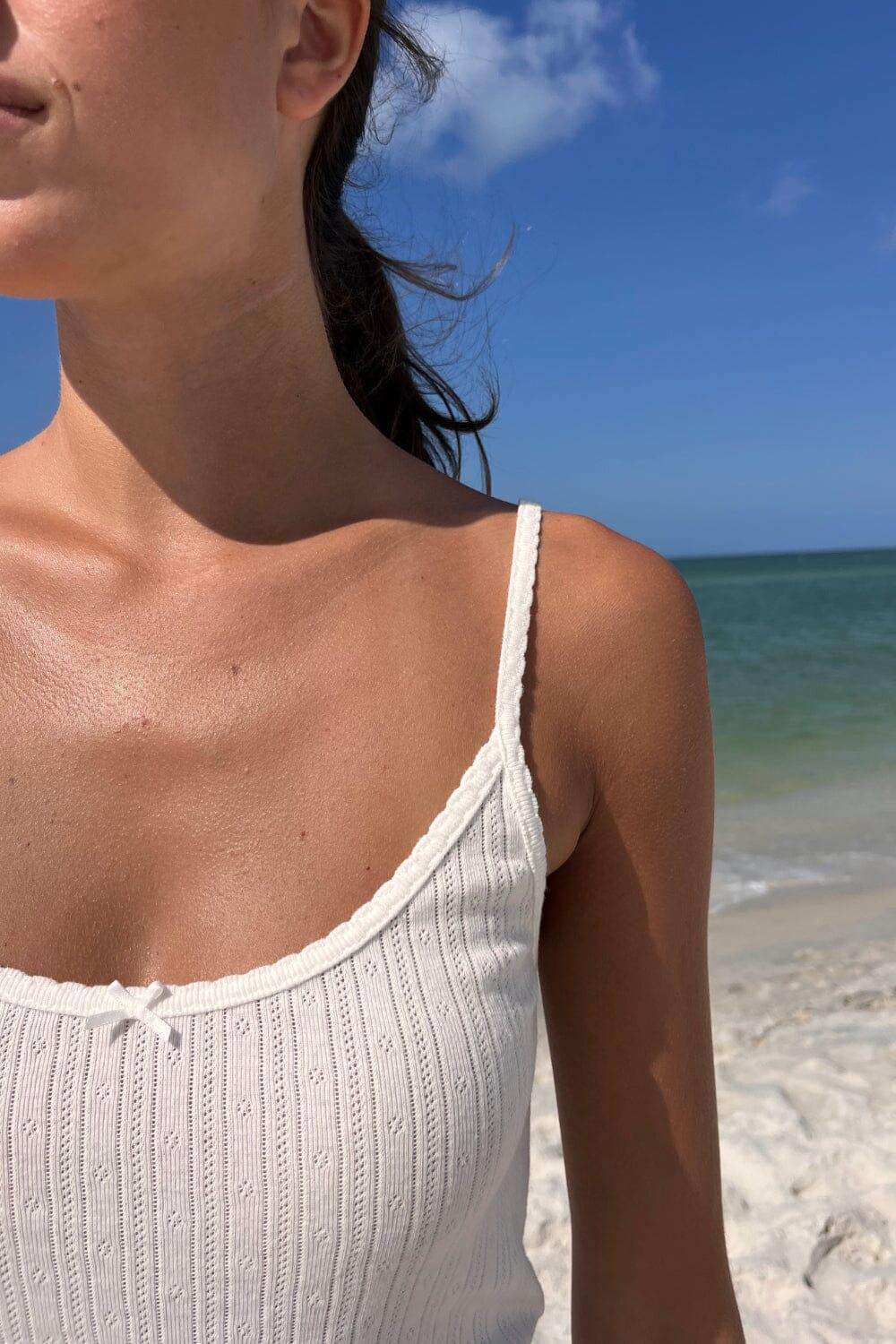 Skylar Ribbed Eyelet Tank Product Image