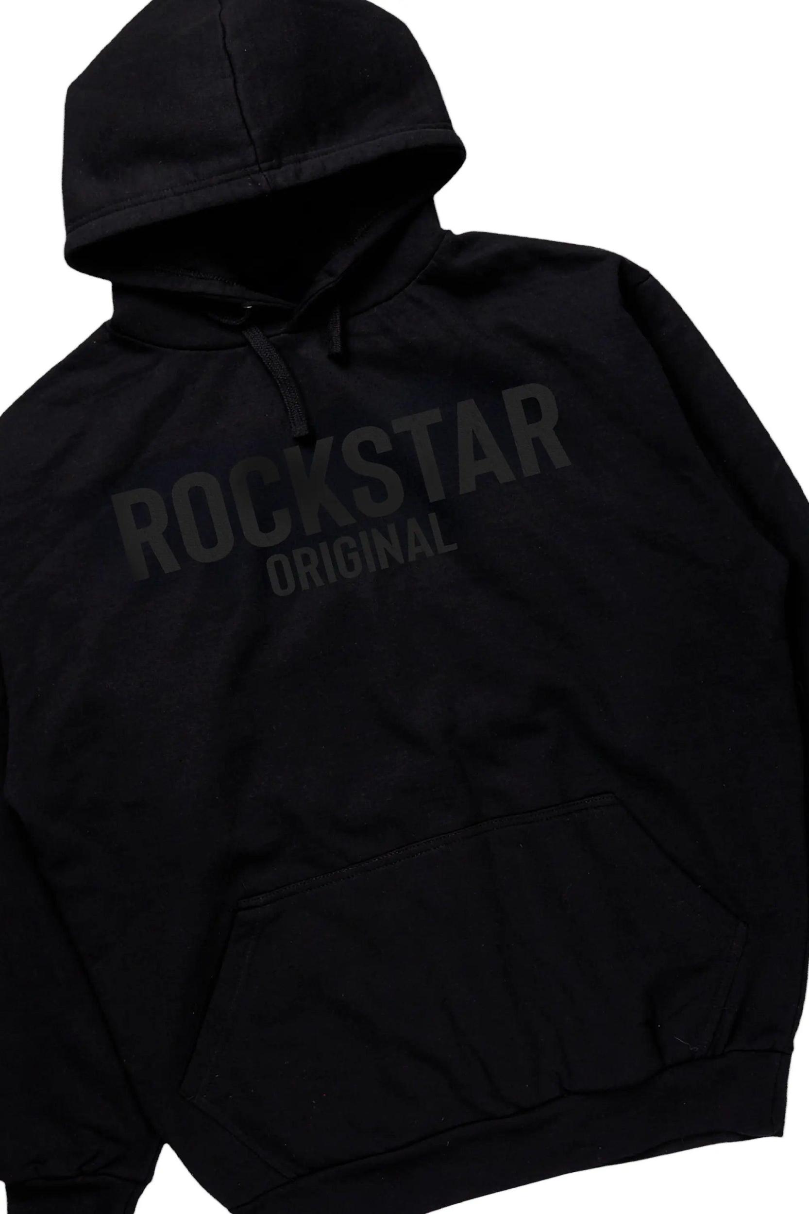 Sana Hoodie/Super Stacked Flare PU Jean Bundle Male Product Image