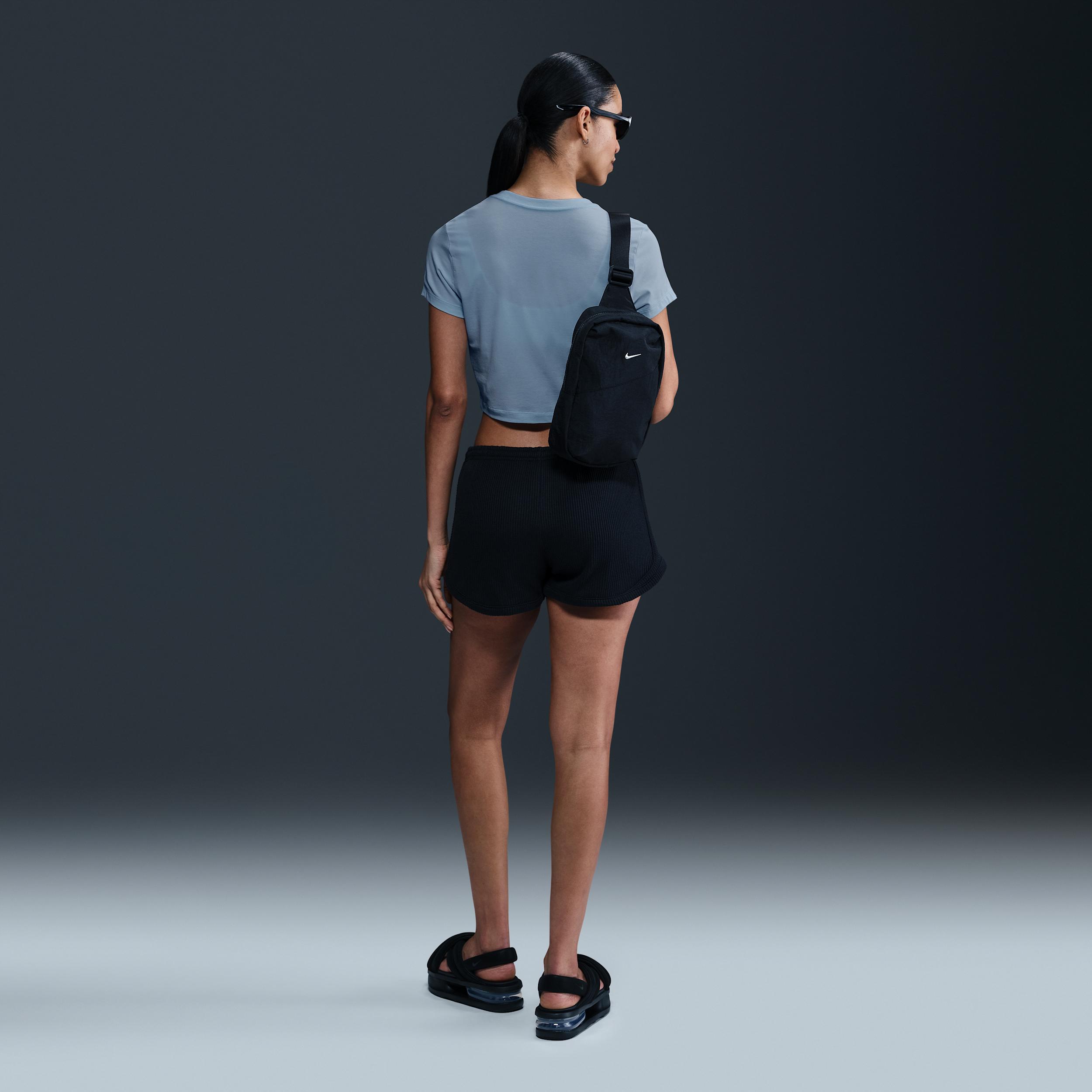 Womens Nike Sportswear Chill Knit Cropped T-Shirt | HF9538-423 Product Image