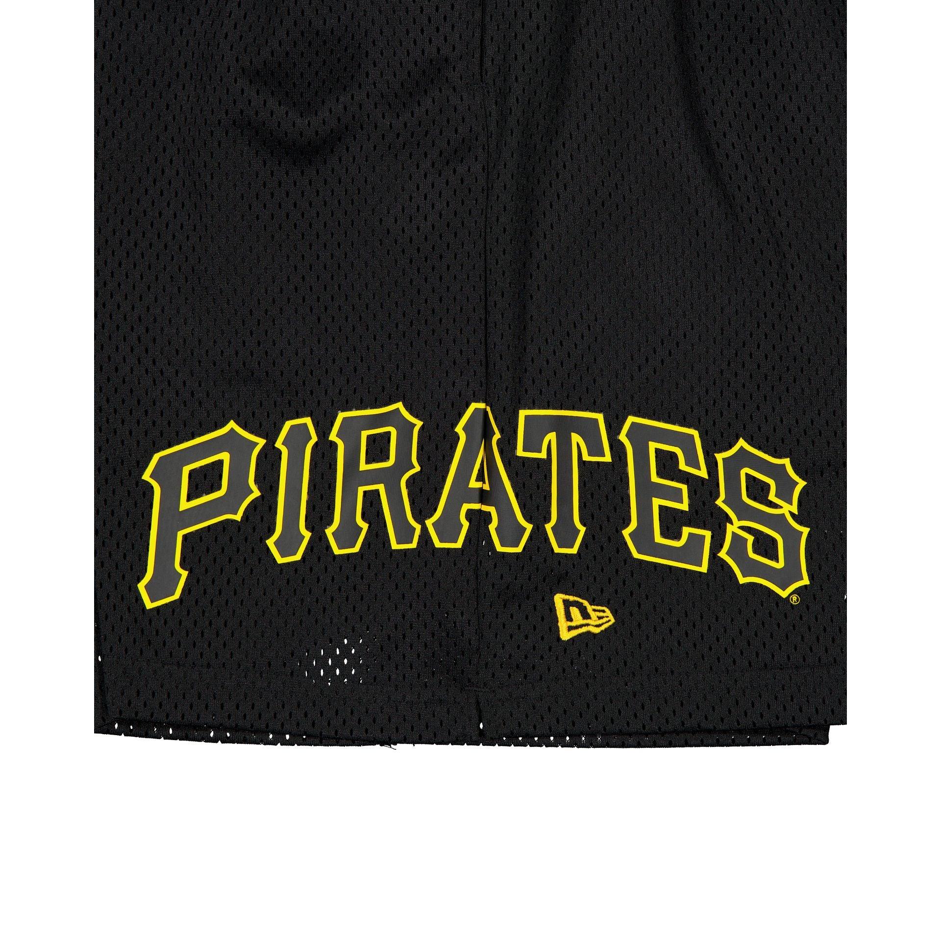 Pittsburgh Pirates Mesh Black Shorts Male Product Image