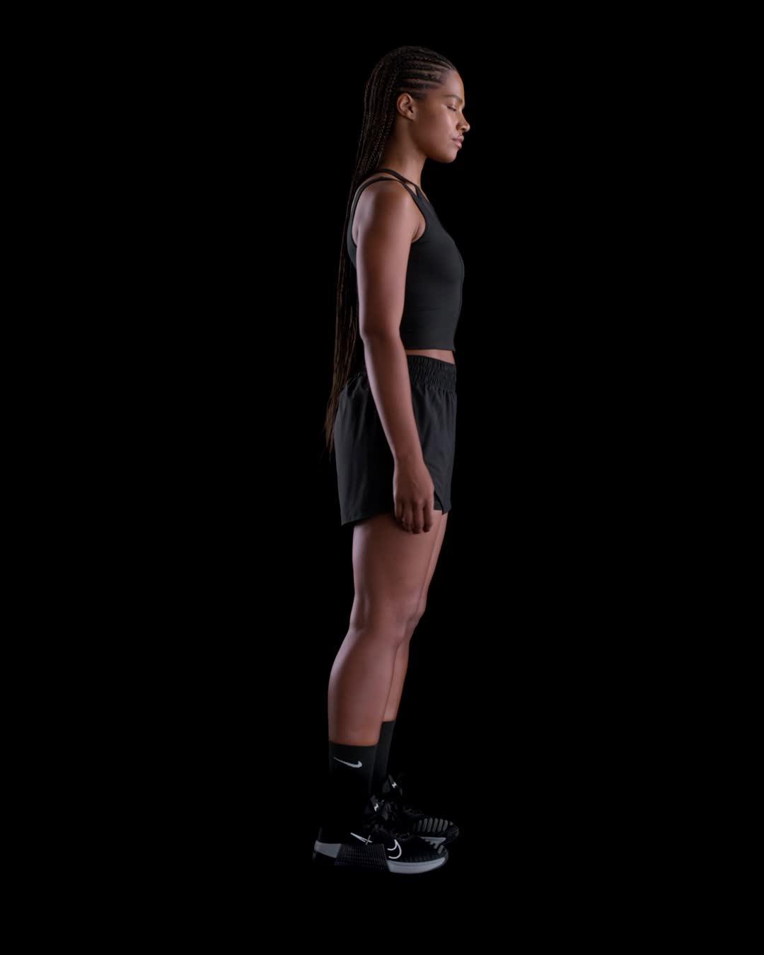 Nike Womens One Fitted Dri-FIT Cropped Tank Top | HV3653-652 Product Image