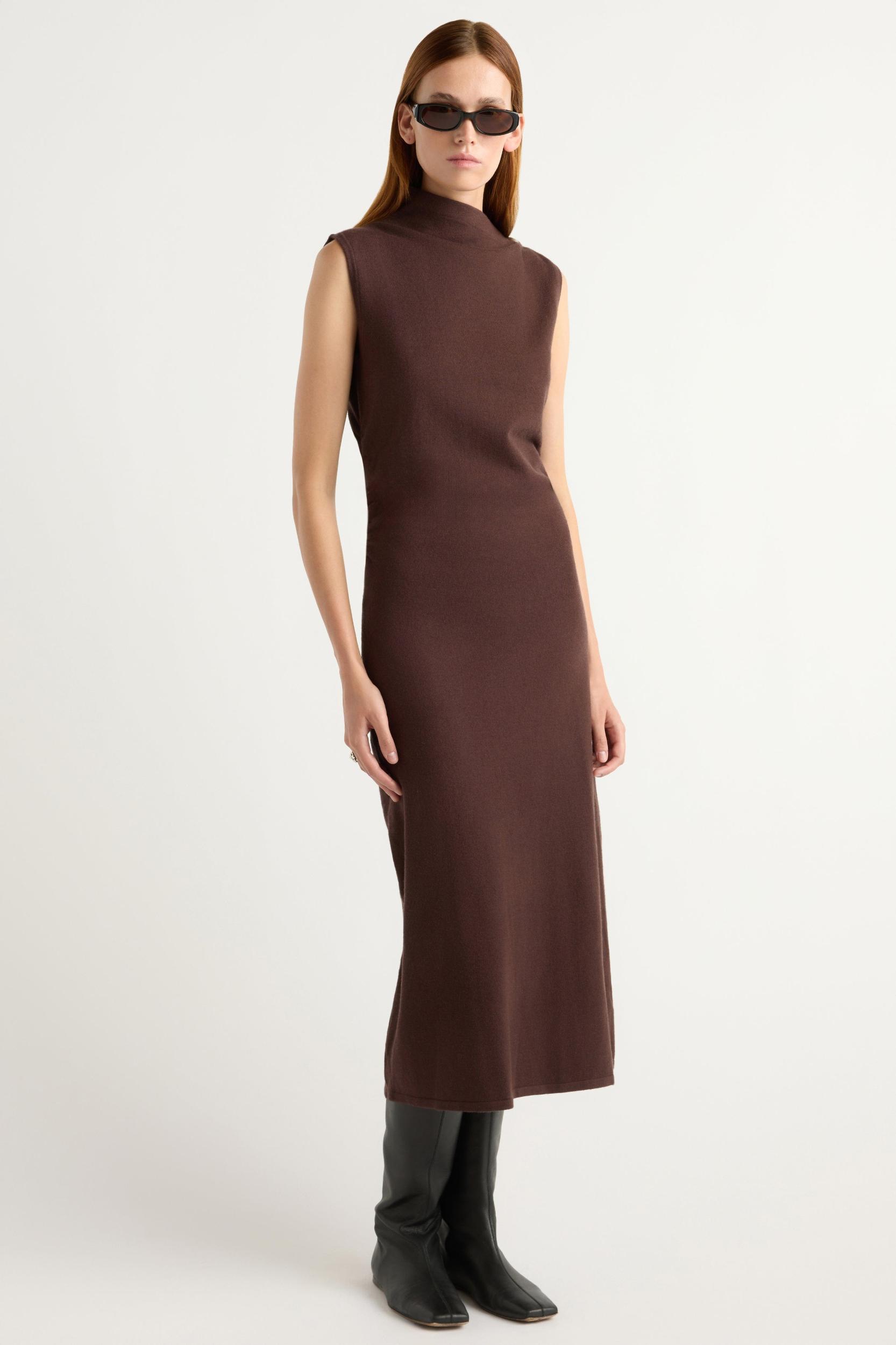 Abel Asymmetric-Neck Dress Product Image