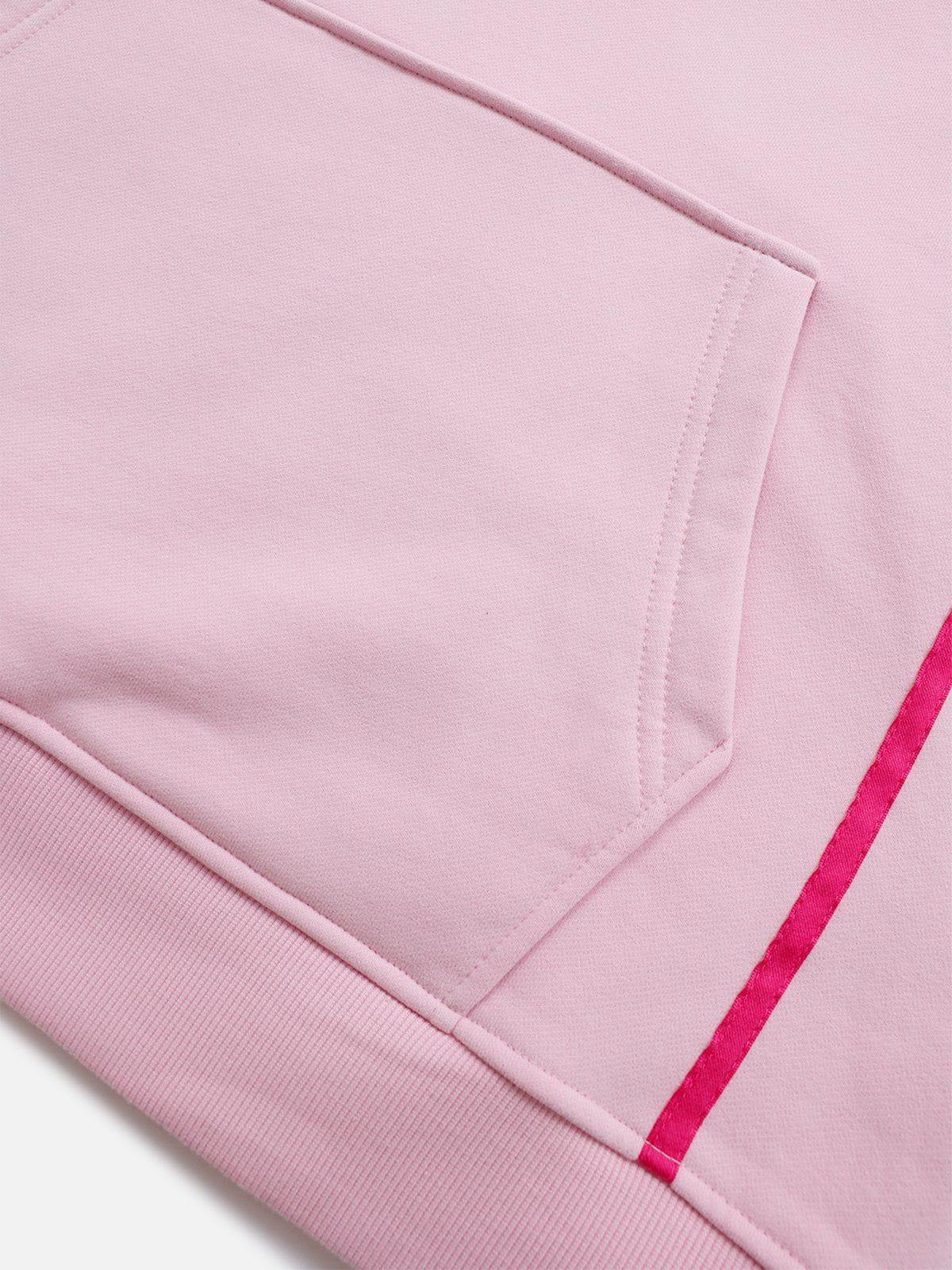 Aelfric Eden Floral Number Embroidery Hoodie Product Image