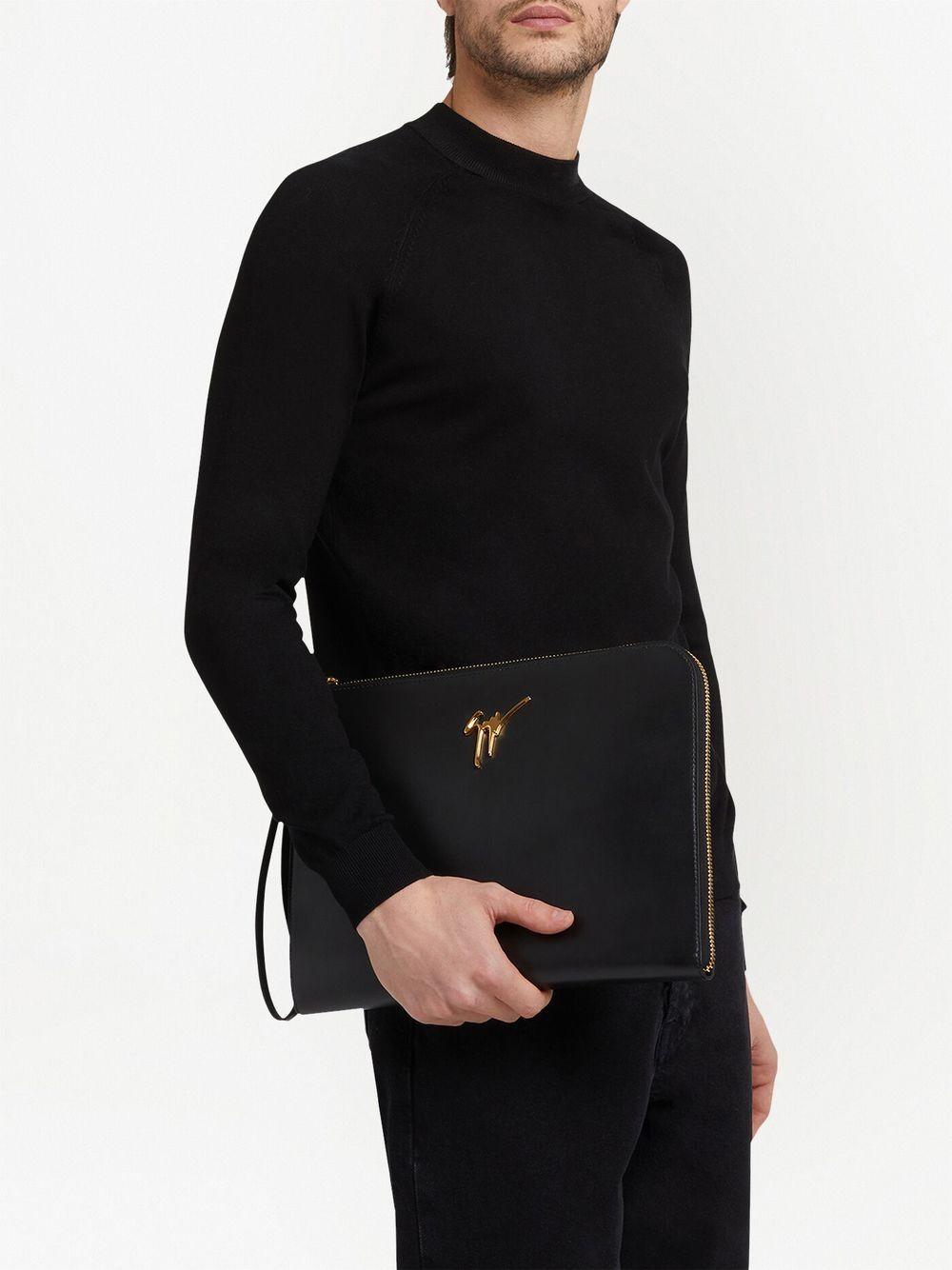 Fabian leather clutch bag Product Image