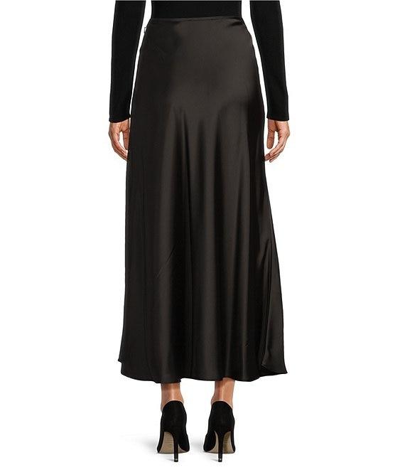 Antonio Melani Bella A-Line Coordinating Satin Maxi Skirt Product Image