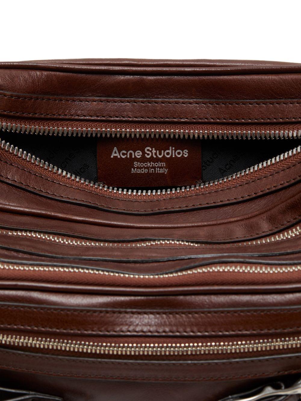 Camero Party buckle zip leather shoulder bag Product Image