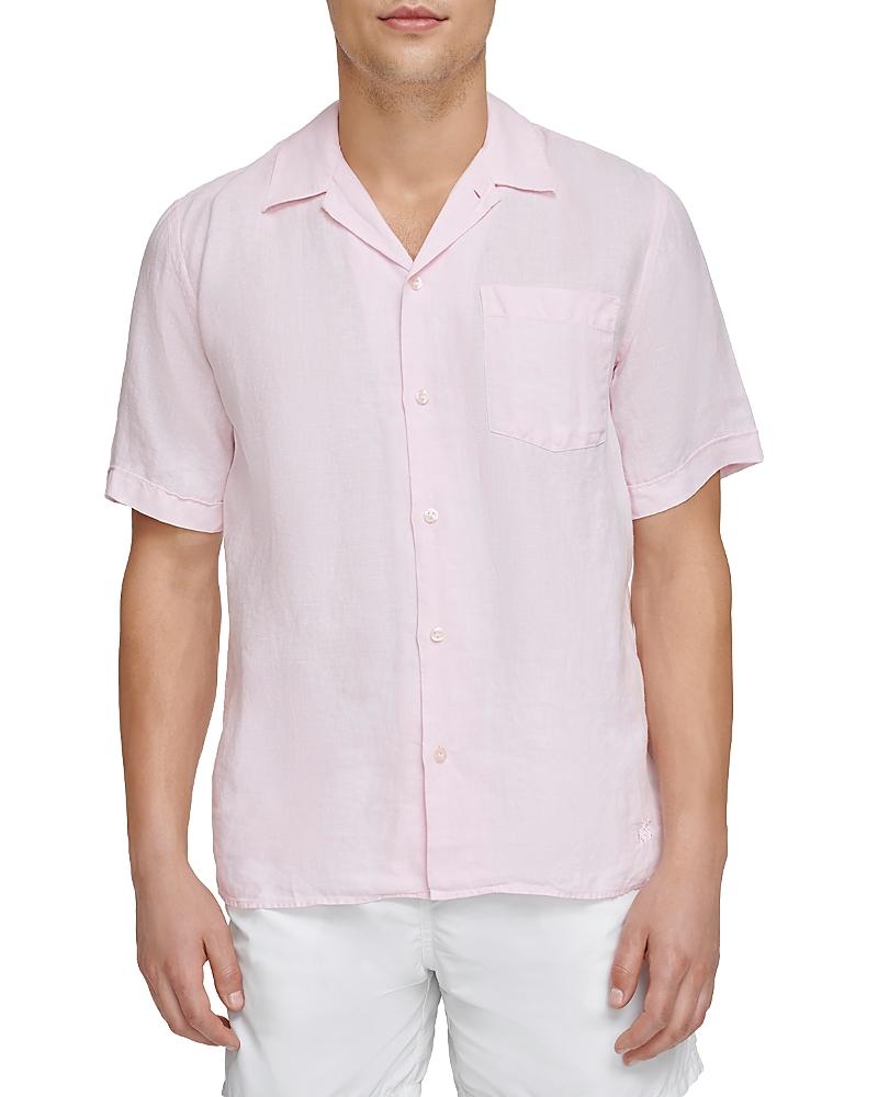 Vilebrequin Men's Linen Solid Bowling Shirt Product Image