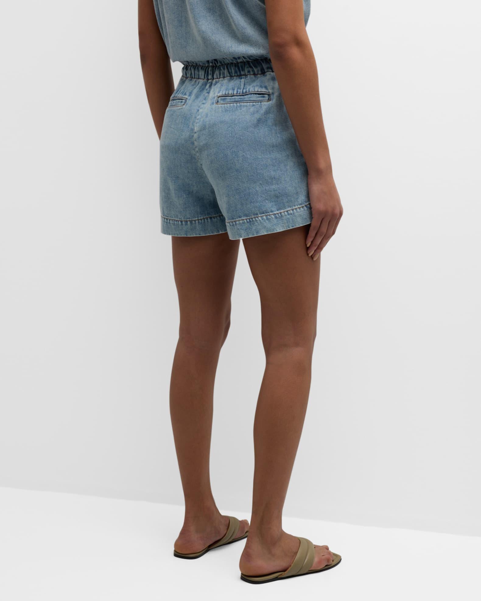 Foster Denim Paperbag Shorts  Product Image
