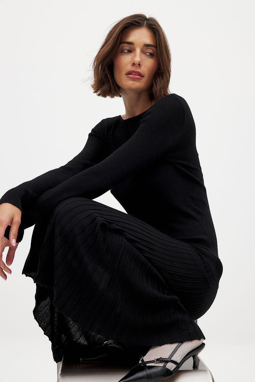 Fine Knitted Midi Dress Product Image