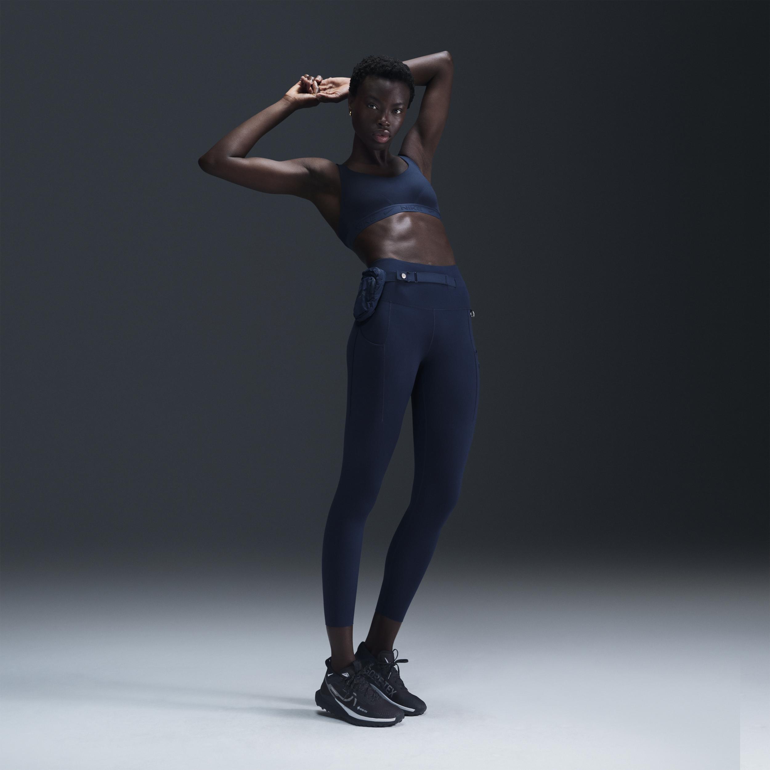 Nike Womens Nike Indy High DF Sports Bra - Womens Armory Navy/Armory Navy Product Image