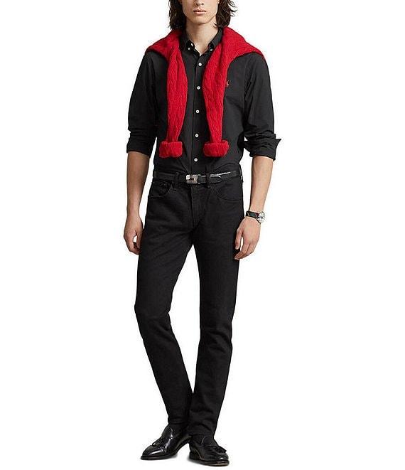 Polo Ralph Lauren Classic Fit Stretch Poplin Long Sleeve Woven Shirt Product Image