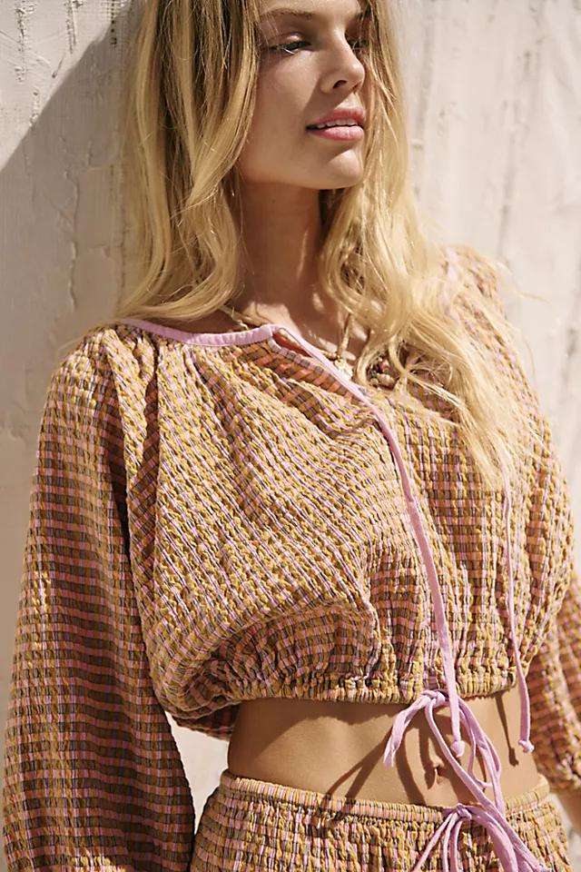 Clara Plaid Top Product Image