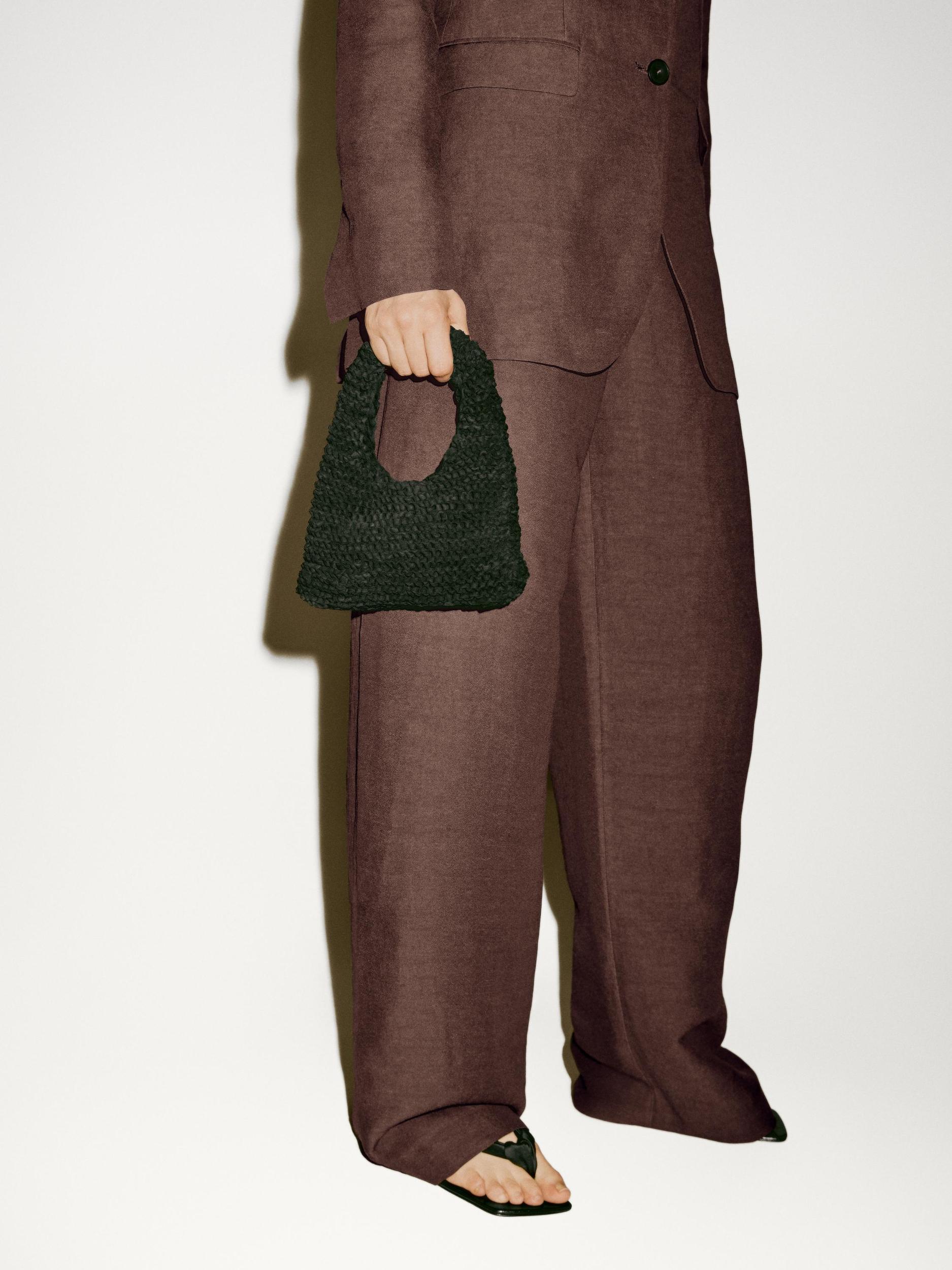 Flowing linen blend suit trousers - Limited Edition Product Image