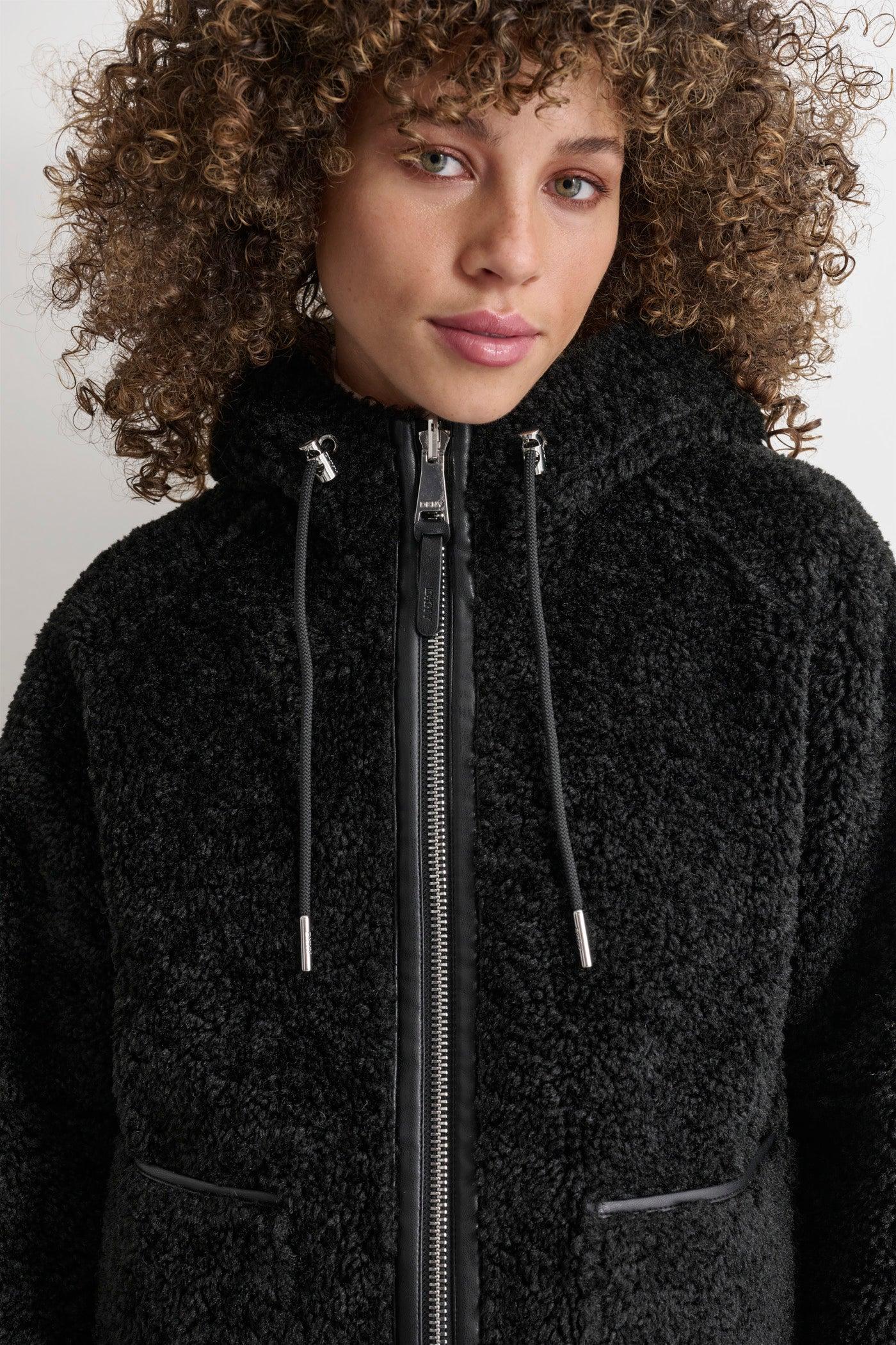 REVERSIBLE FAUX SHEARLING JACKET Product Image