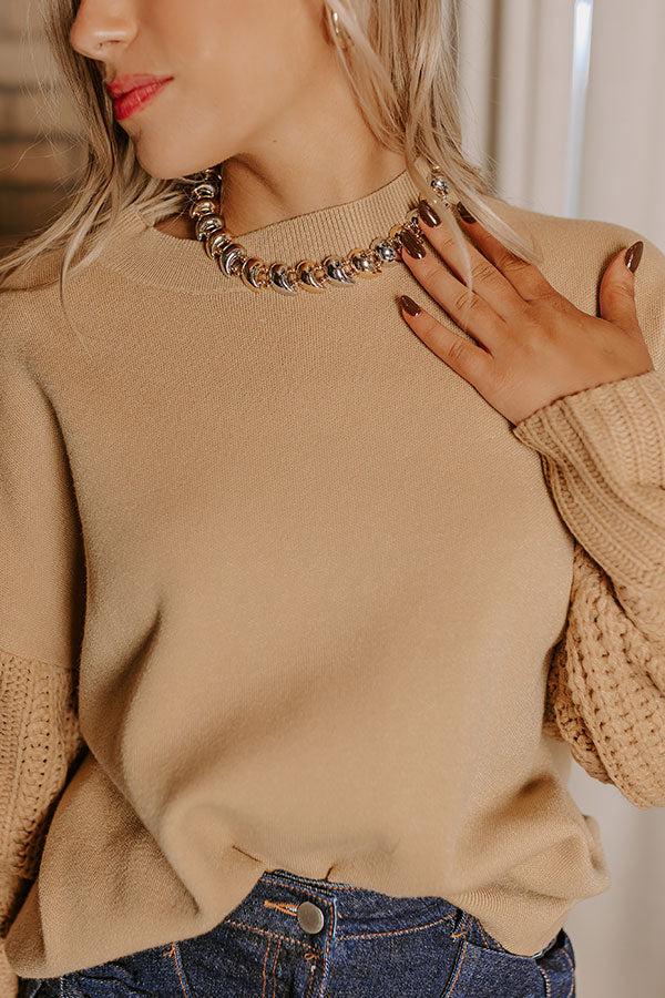 Statement Staple Necklace in 2 Tone Product Image