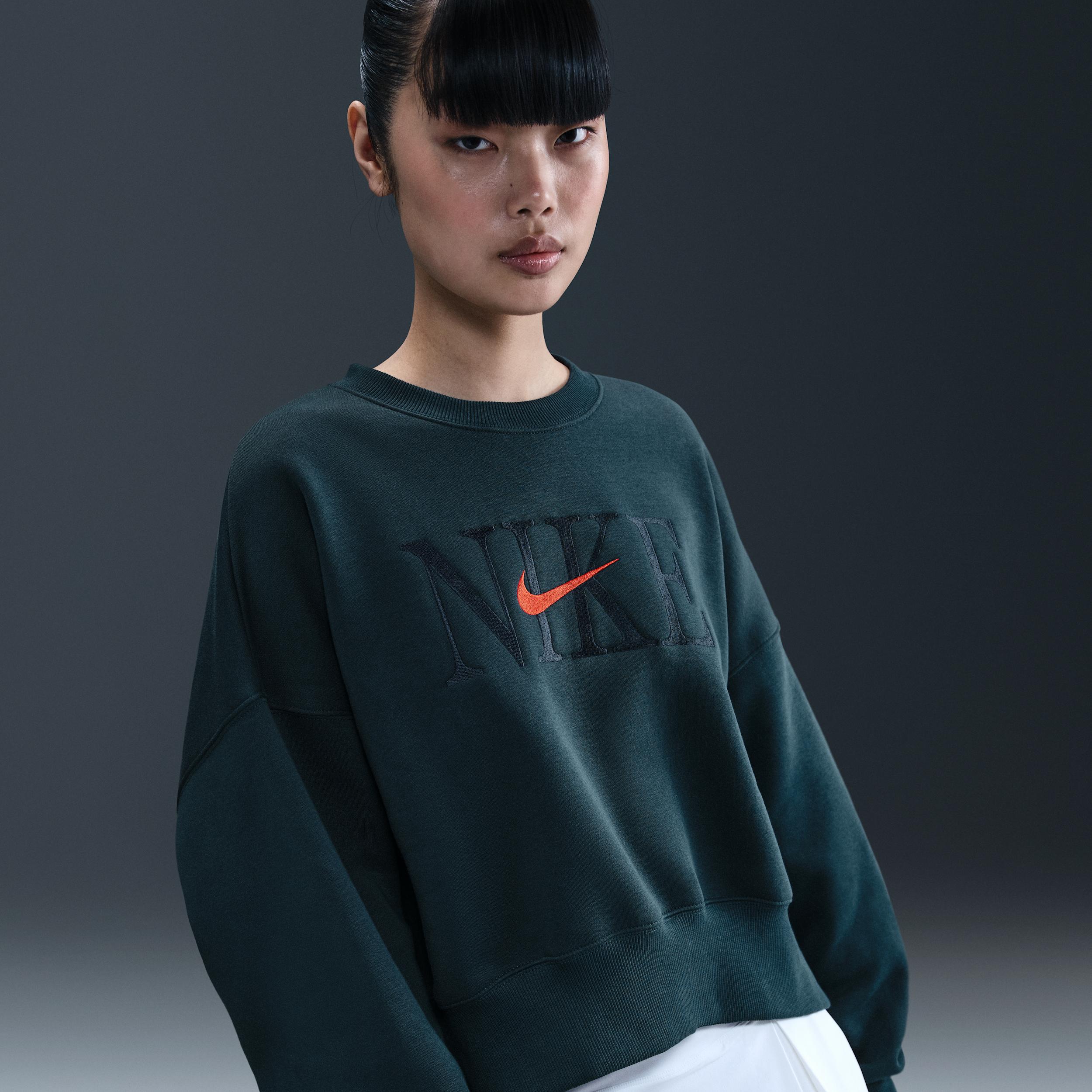 Women's Nike Sportswear Phoenix Fleece Oversized Crew-Neck Sweatshirt Product Image