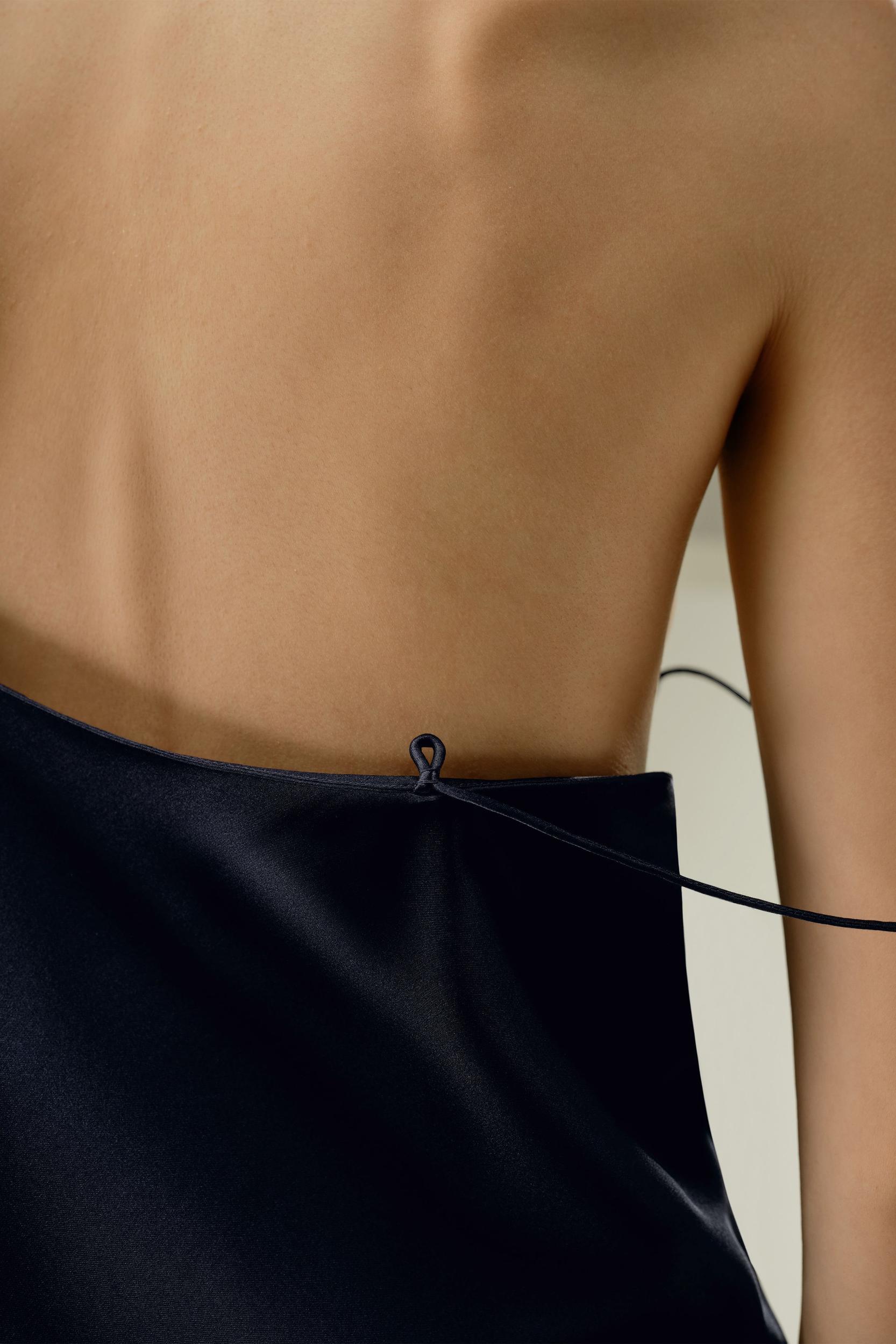 U-Neck Minimalist Slip Dress Product Image