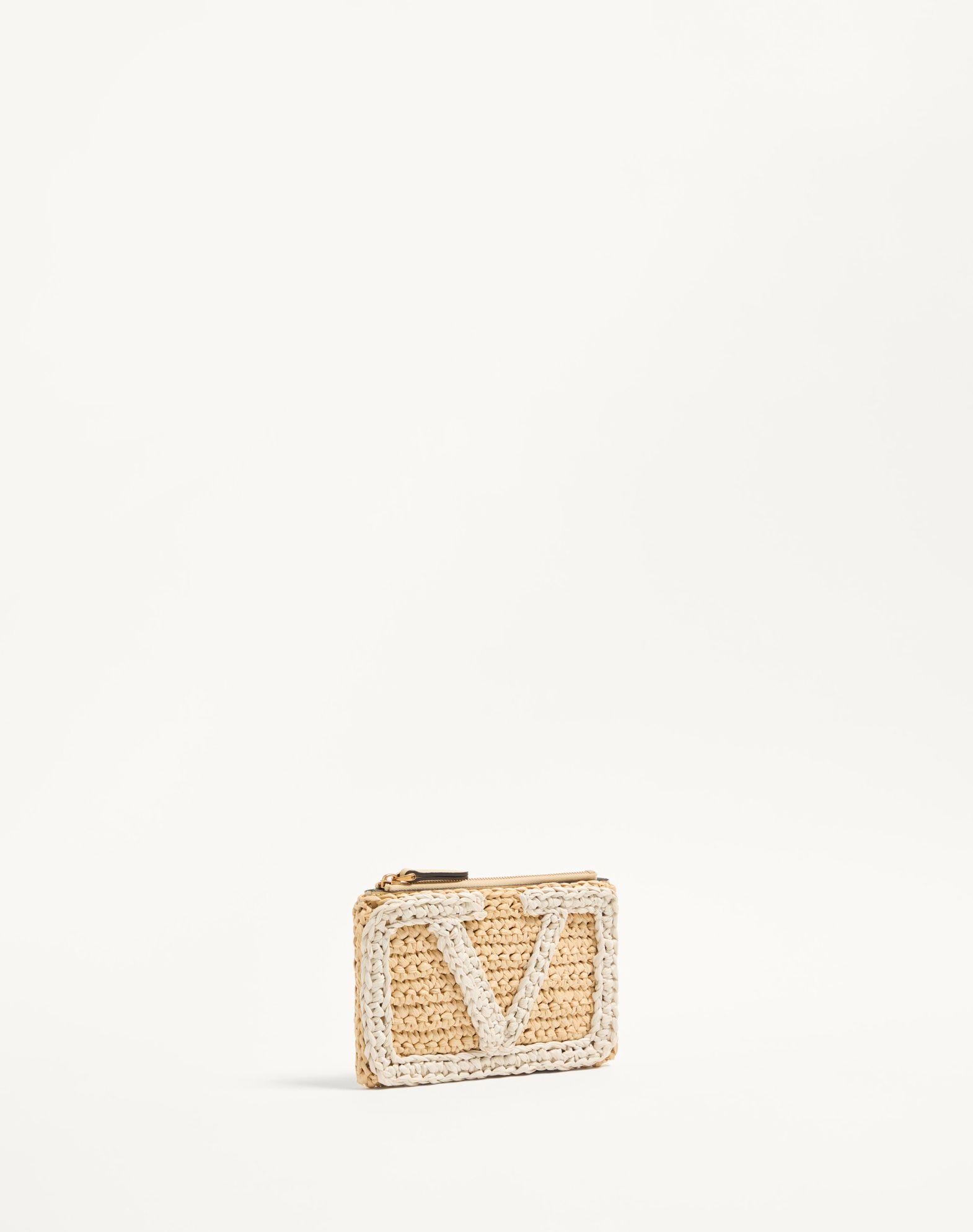 Valentino Garavani Viva Superstar Synthetic Raffia Pouch Product Image