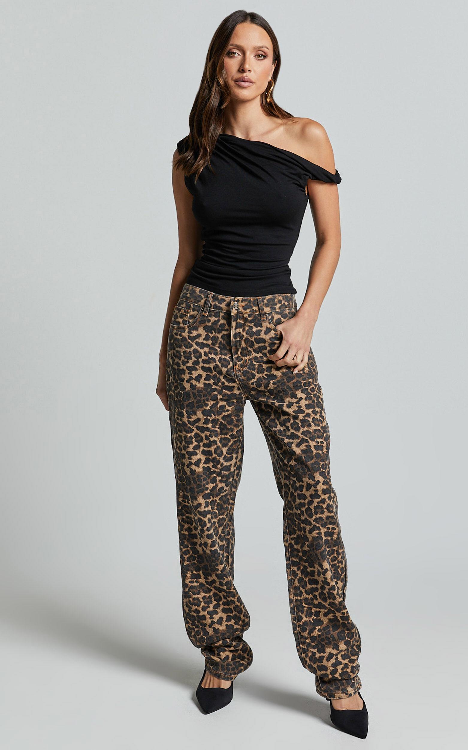 Lioness - Carmela Jeans in LEOPARD Product Image