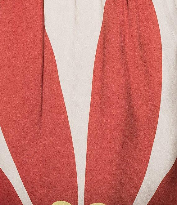 Gianni Bini Coordinating Sarah Mid Rise Pull On Printed Satin Shorts Product Image