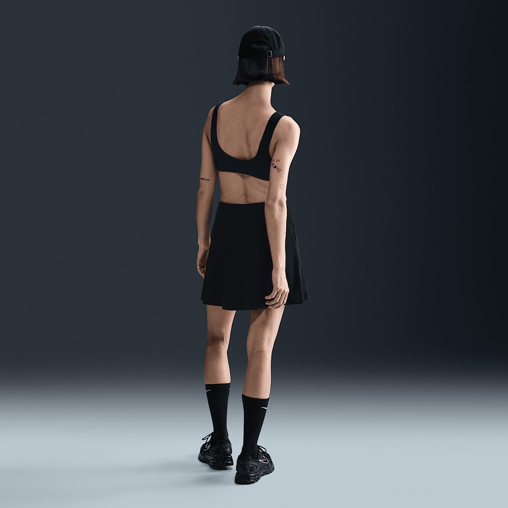 Womens Nike Sportswear Chill Knit Ribbed Mini Skirt | HJ1839-010 Product Image