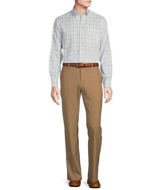 Daniel Cremieux Signature Label Non-iron Checkered Oxford Long Sleeve Woven Shirt Product Image