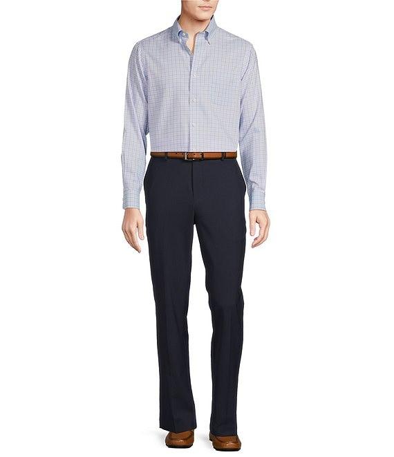 Daniel Cremieux Signature Label Non-iron Light Plaid Oxford Long Sleeve Woven Shirt Product Image