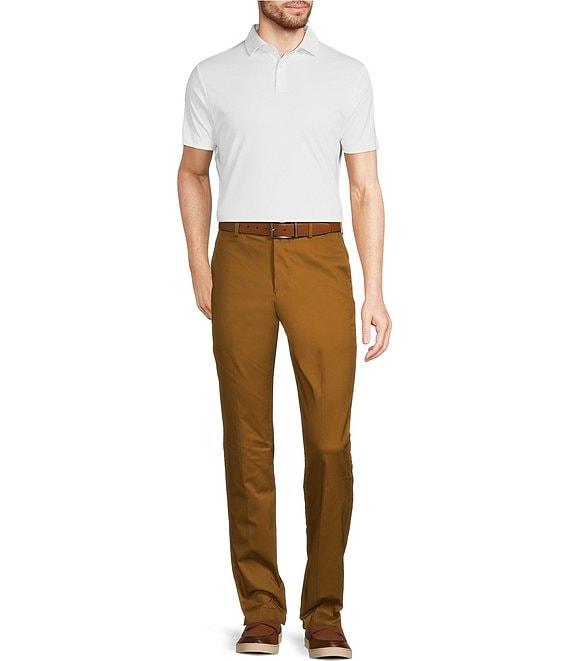 Murano Wardrobe Essentials Alex Slim Fit Flat Front Washed Stretch Chino Pants Product Image