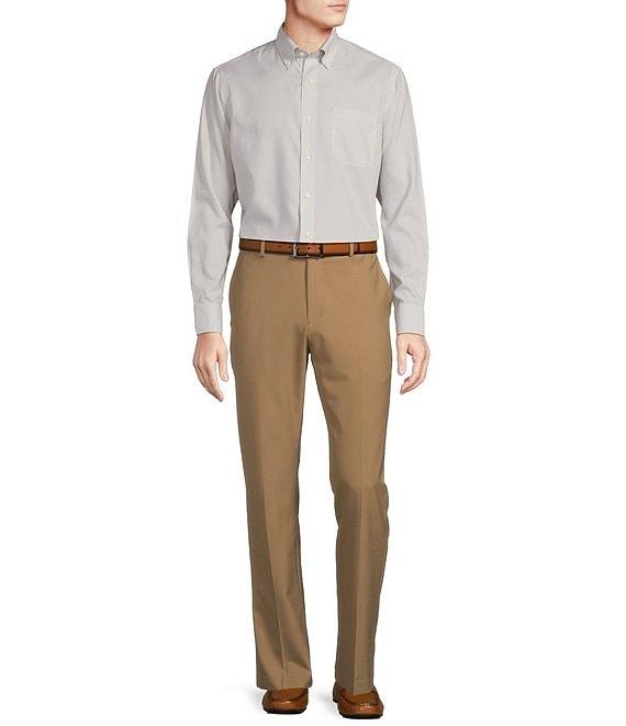 Daniel Cremieux Signature Label Non-Iron Stripe Oxford Long Sleeve Woven Shirt Product Image