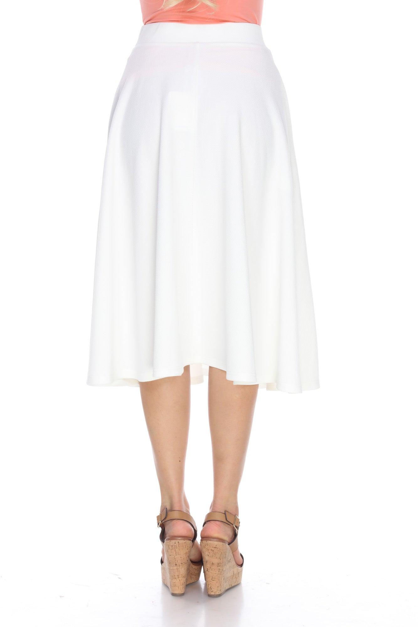 Tasmin Flare Midi Skirts Product Image