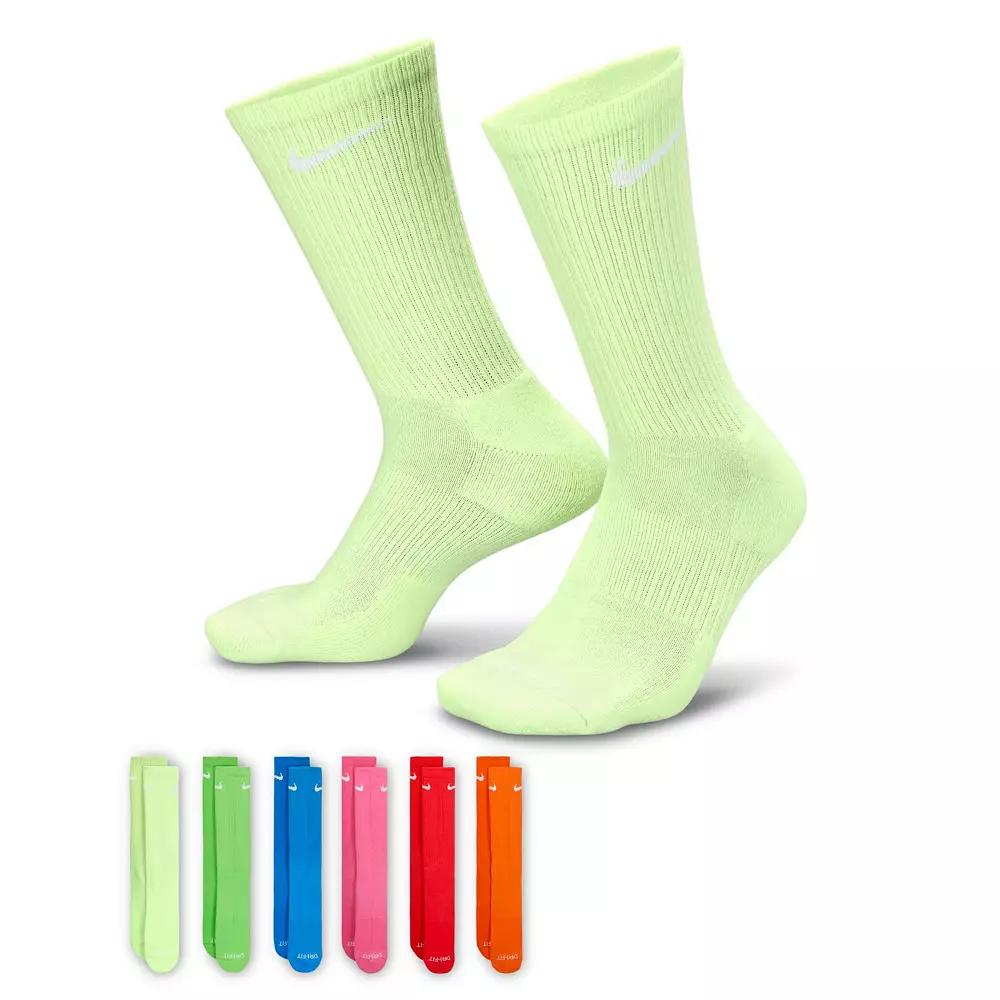 Women's Nike Everyday Plus Cushioned Training 6-Pack Crew Socks,  Product Image