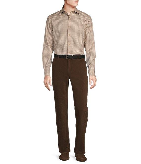 Daniel Cremieux Signature Label Mount Lussari Collection Long Sleeve Non-Iron Geo Print Woven Shirt Product Image