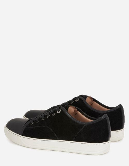 Black DBB1 Suede & Patent Leather Sneakers Product Image