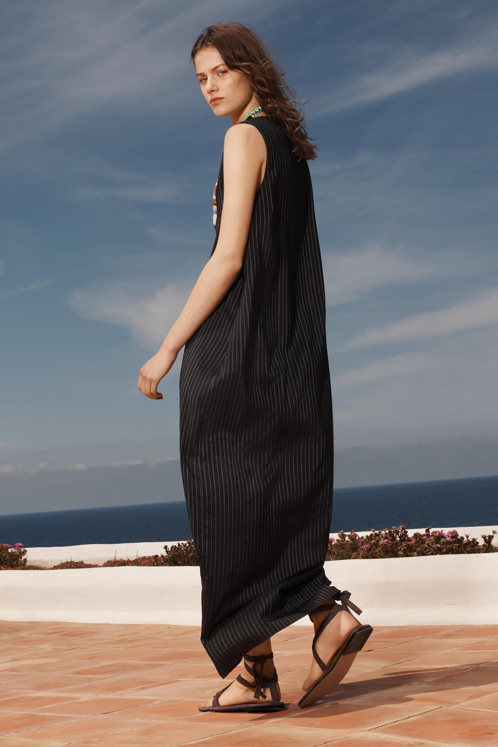 LIMITED EDITION STRIPED LONG DRESS Product Image