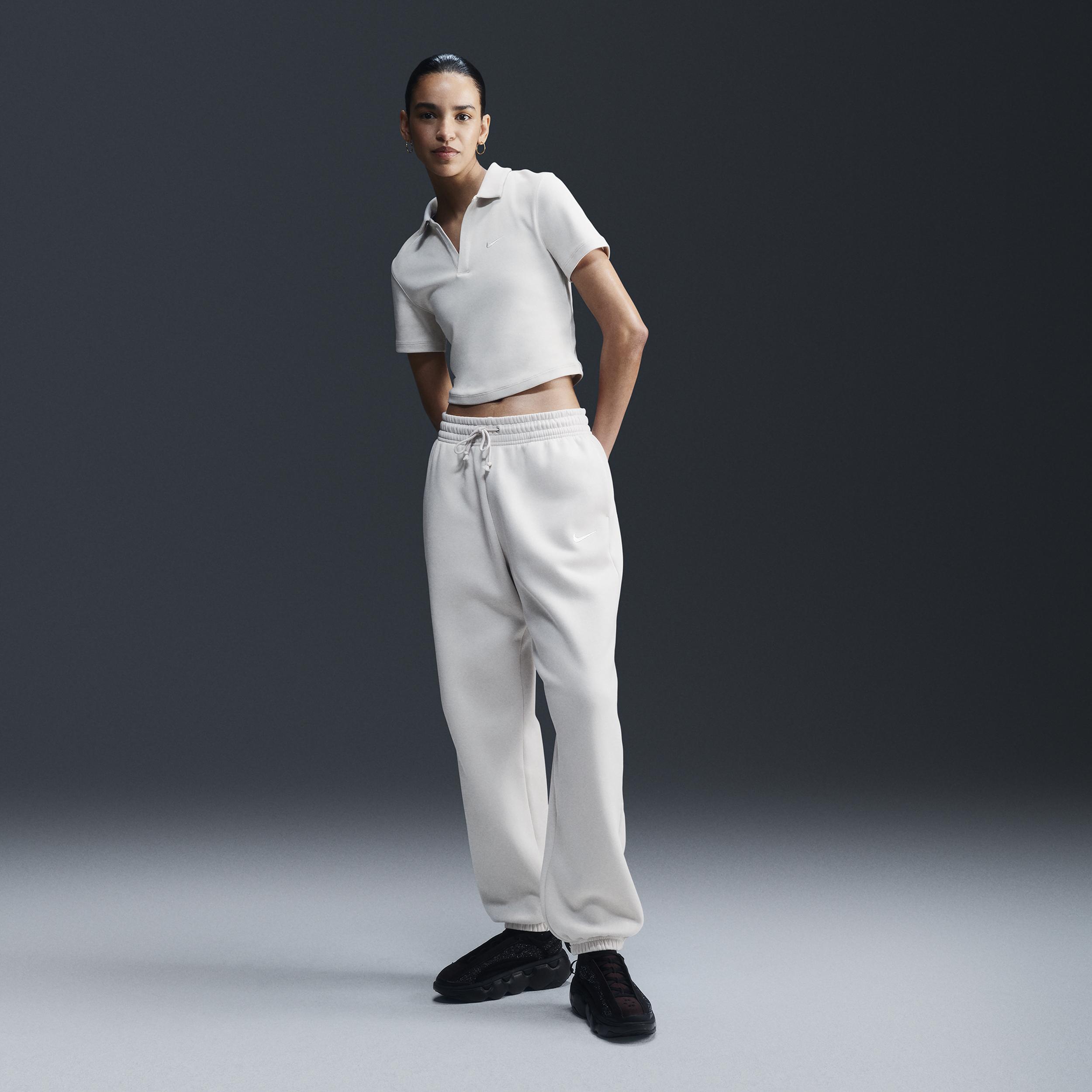 Womens Nike Sportswear Phoenix Fleece High-Waisted Oversized Sweatpants | FZ5996-104 Product Image