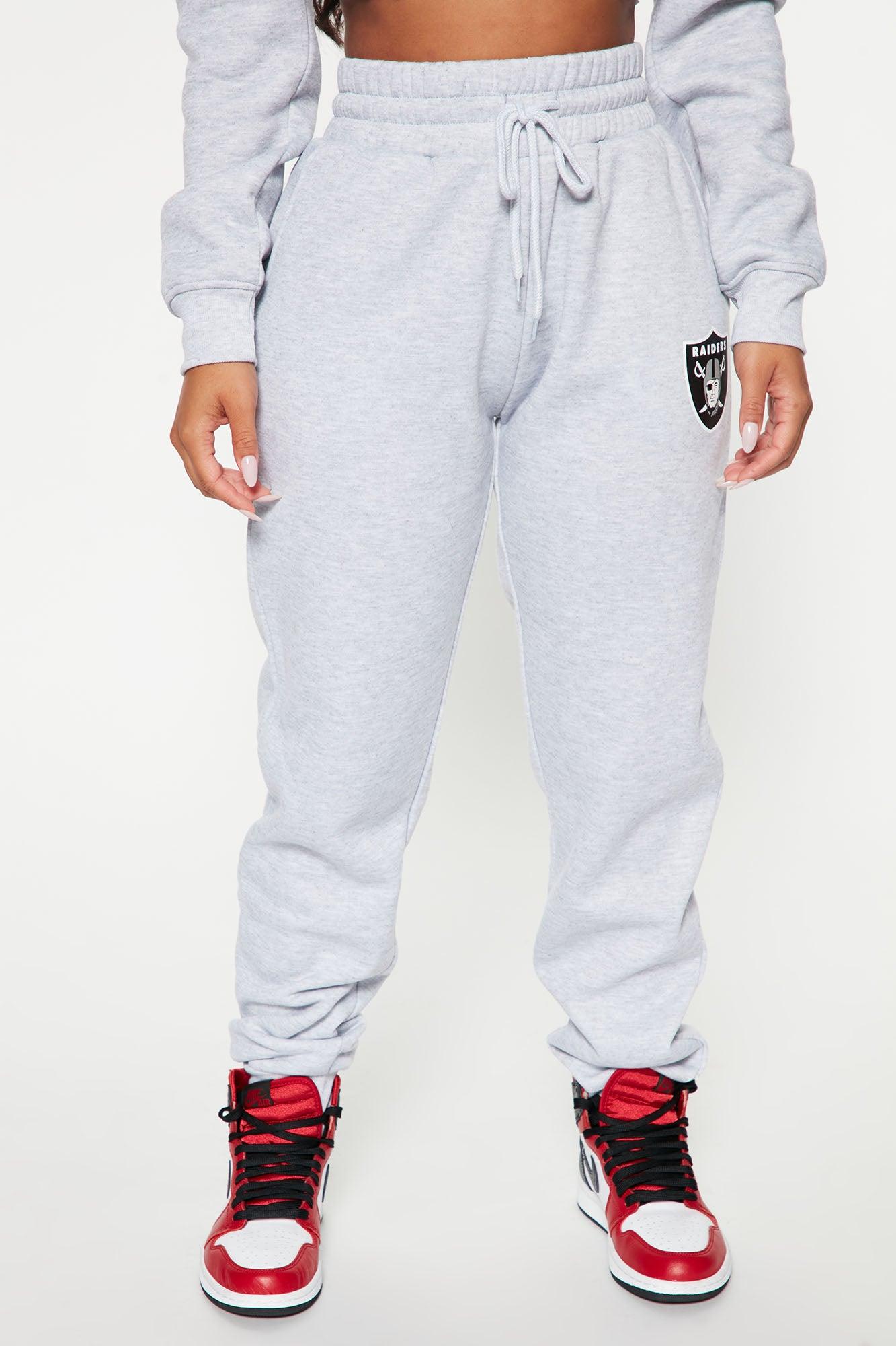 Raiders Set Up Jogger - Heather Grey Female Product Image