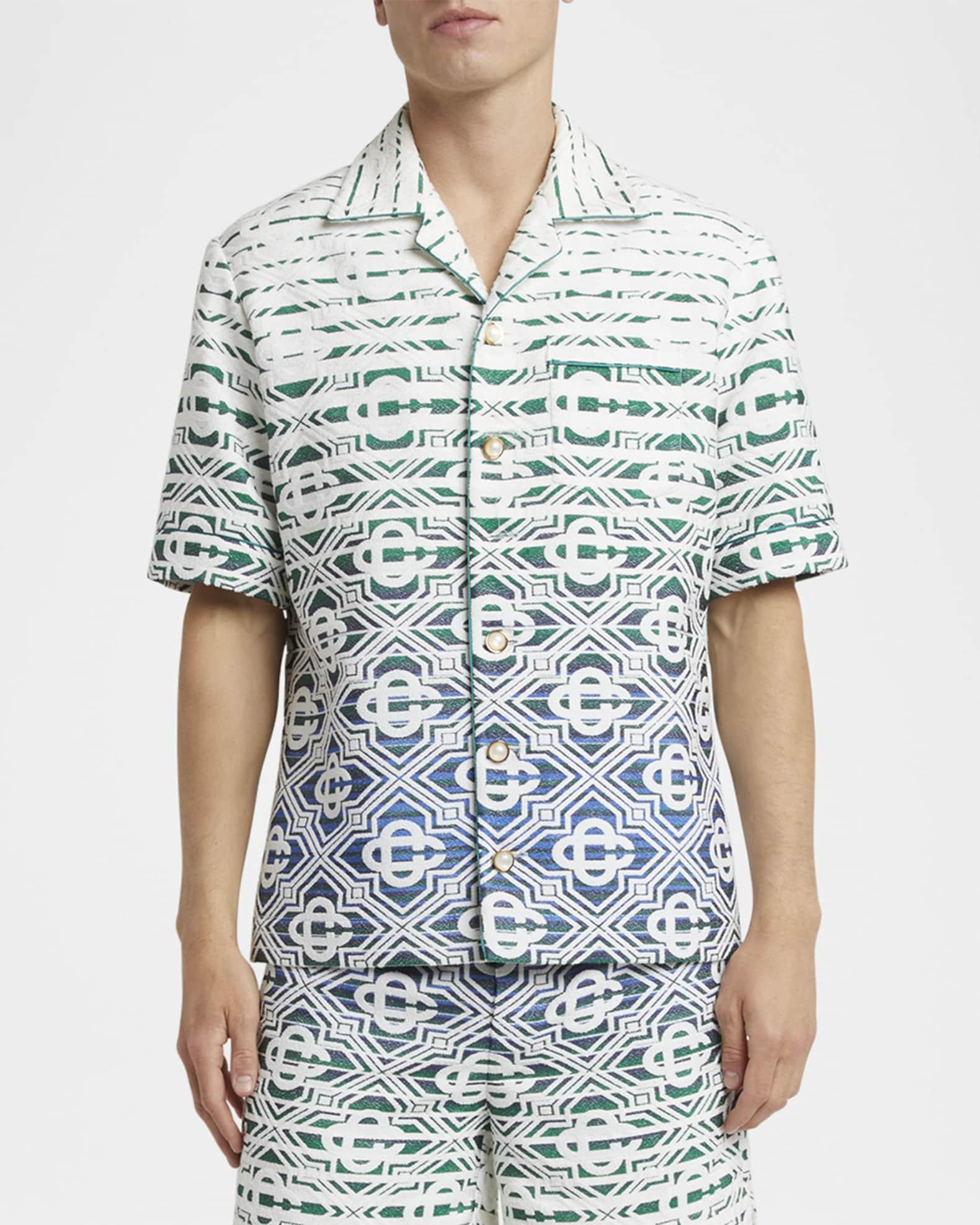 Men's Monogram Gradient Toweling Camp Shirt Product Image