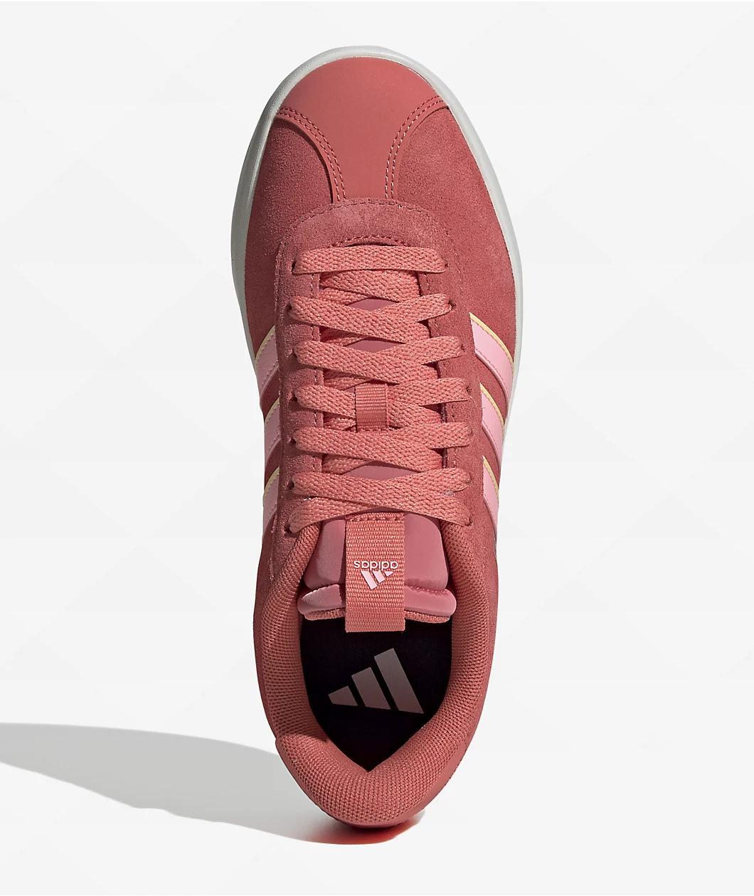 adidas VL Court 3.0 Red, Pink Shoes Product Image
