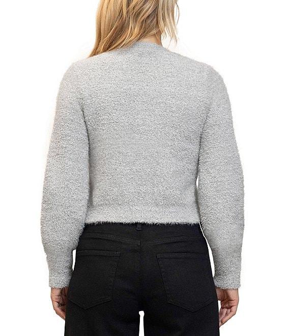 Stevie by Steve Madden V-Neck Jewel Bow Strap Cardigan Product Image