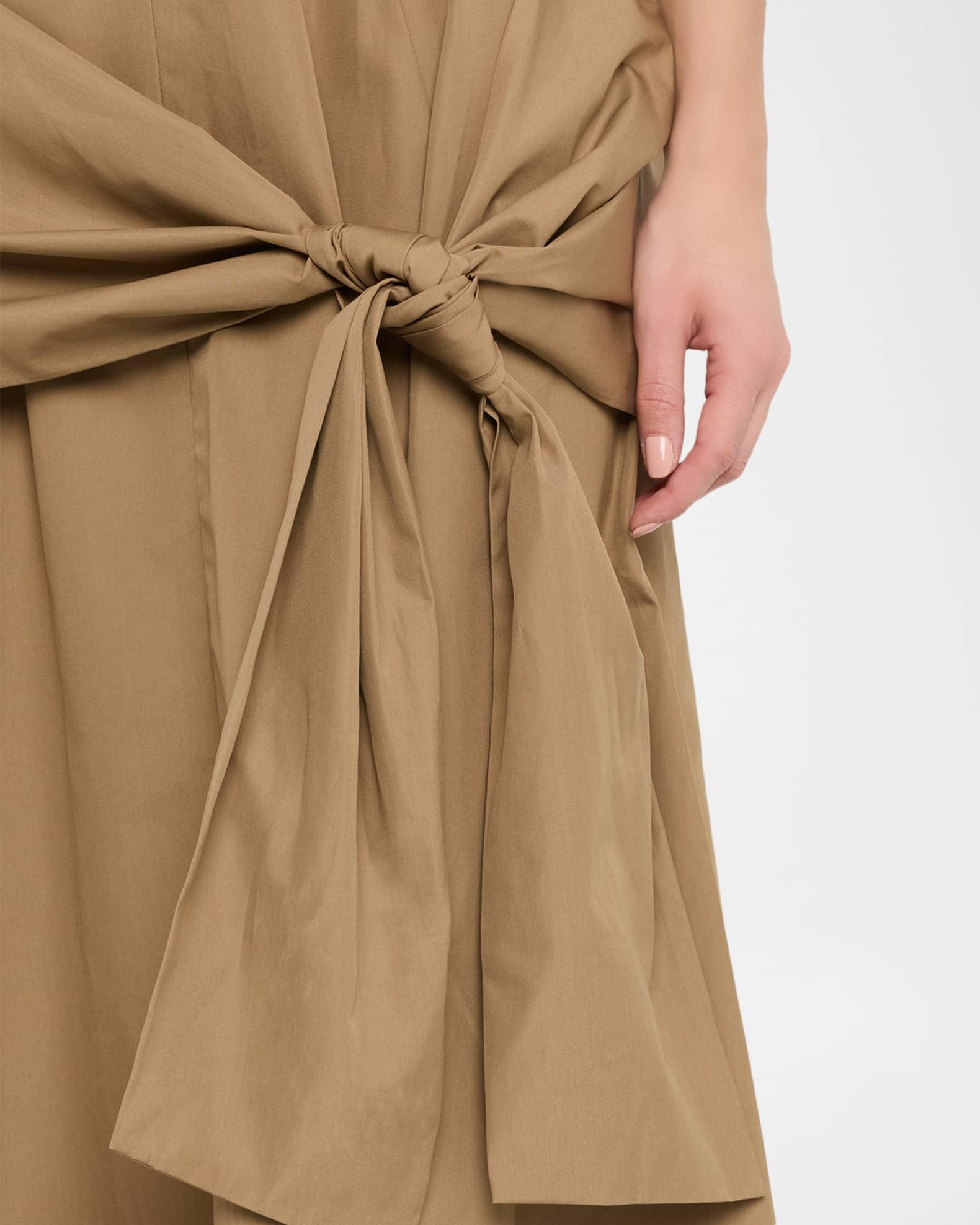 Cotton Poplin Wrap Dress Product Image