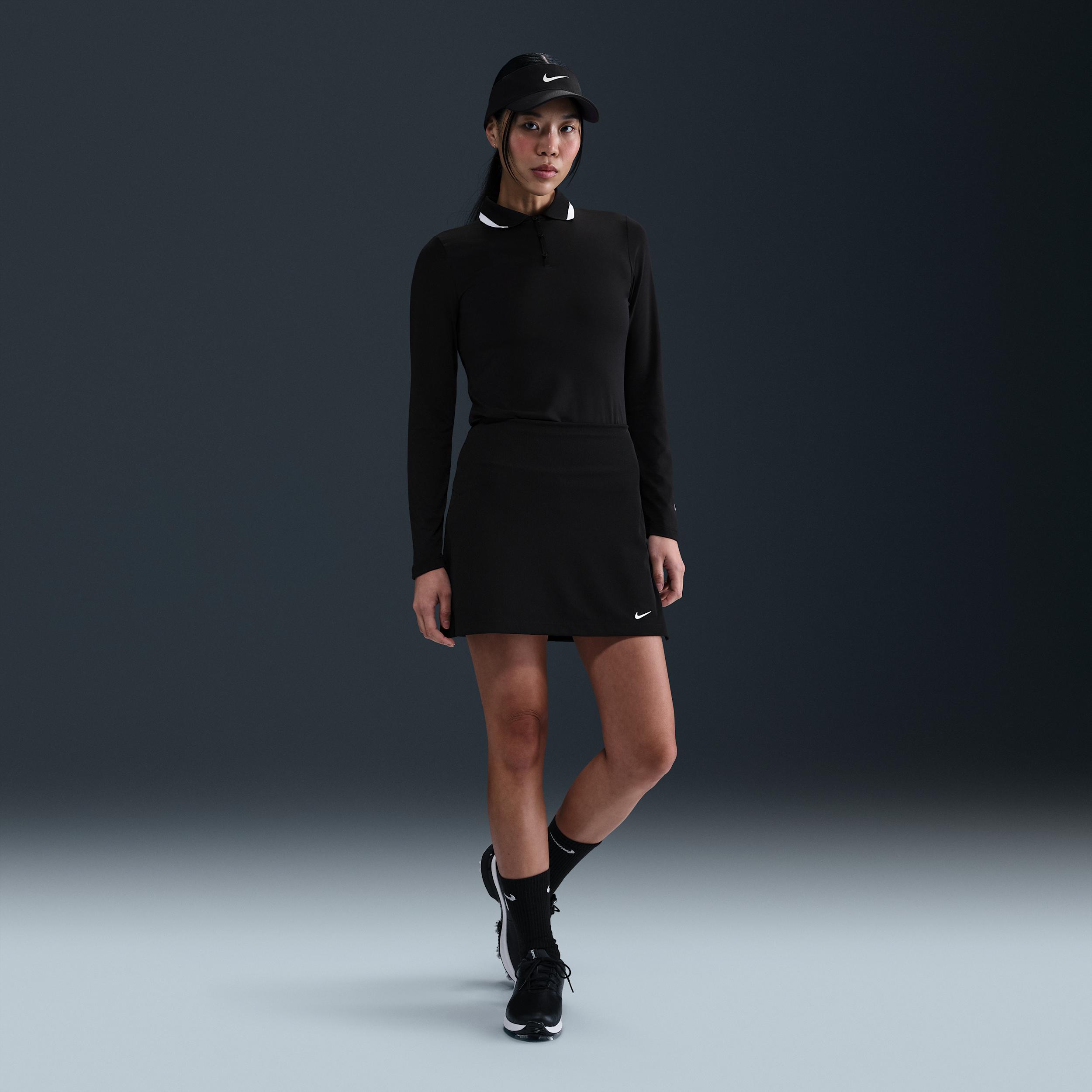 Nike Womens Tour Dri-FIT UV Protection Long-Sleeve Golf Polo | FZ6281-102 Product Image