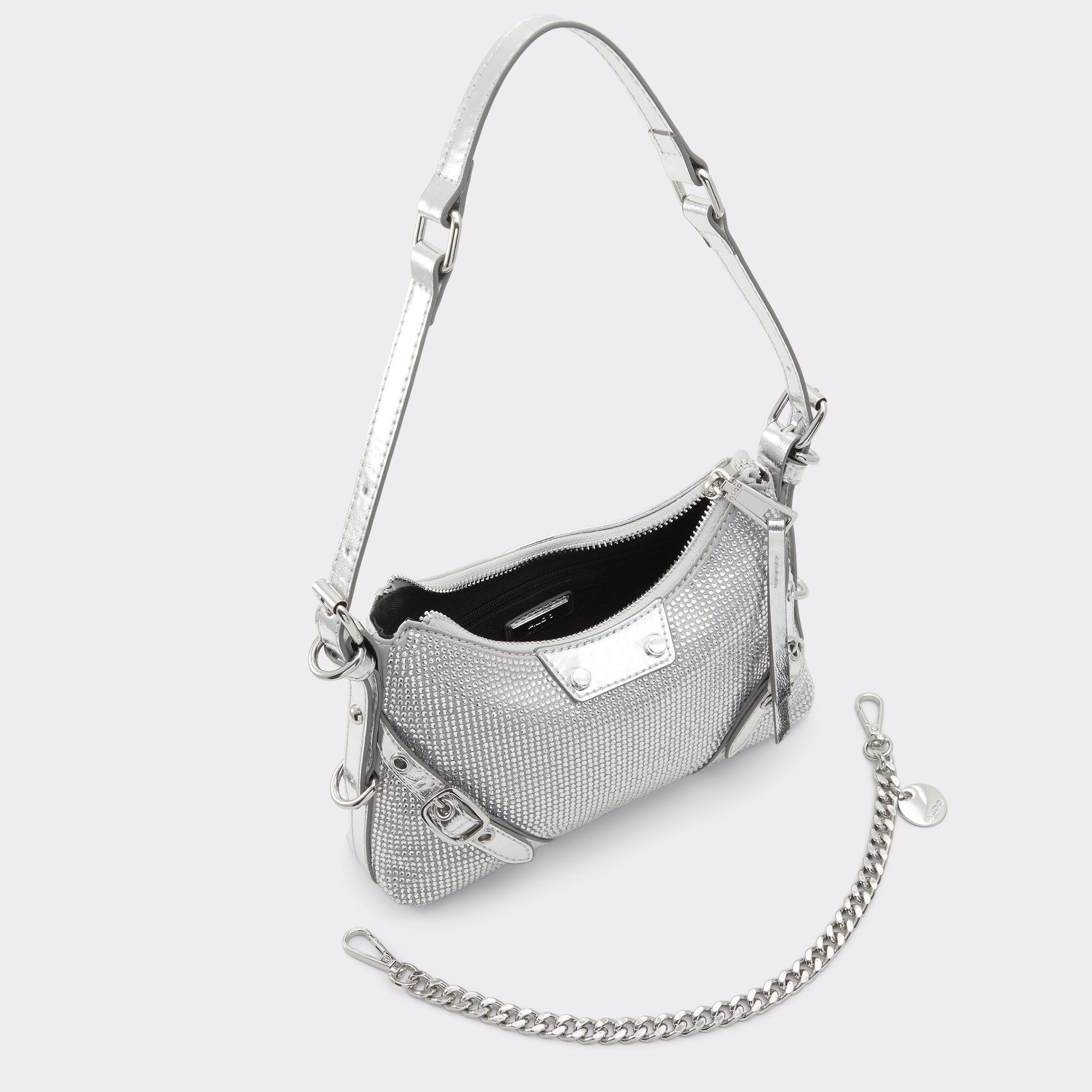Farelix Light Silver Women's Shoulder Bags | ALDO US Product Image