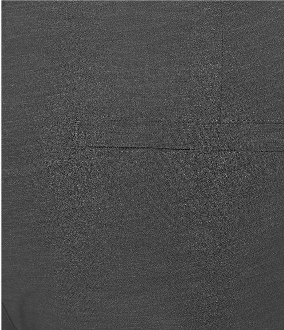 Roundtree & Yorke Performance Andrew Fit Flat Front Solid Texture Pants Product Image