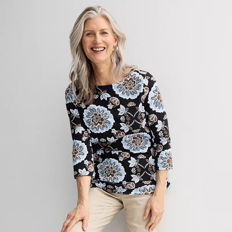 Women's Croft & Barrow® Boatneck Top,  Product Image